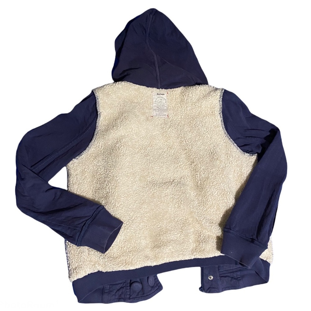 Anthropologie Allihop hoodie jacket blue medium - Picture 16 of 16